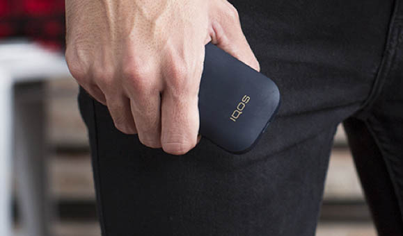 Man Holding IQOS 3 White