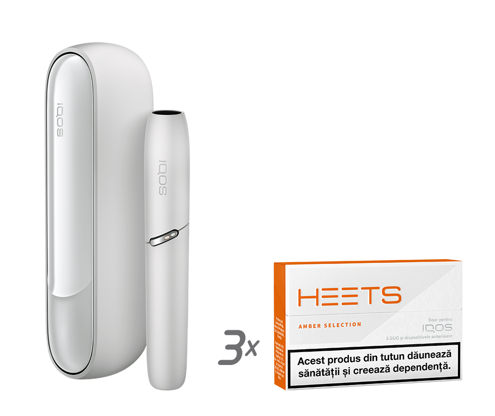 Cumpără Promo Kitul IQOS 3 DUO Warm White | IQOS România