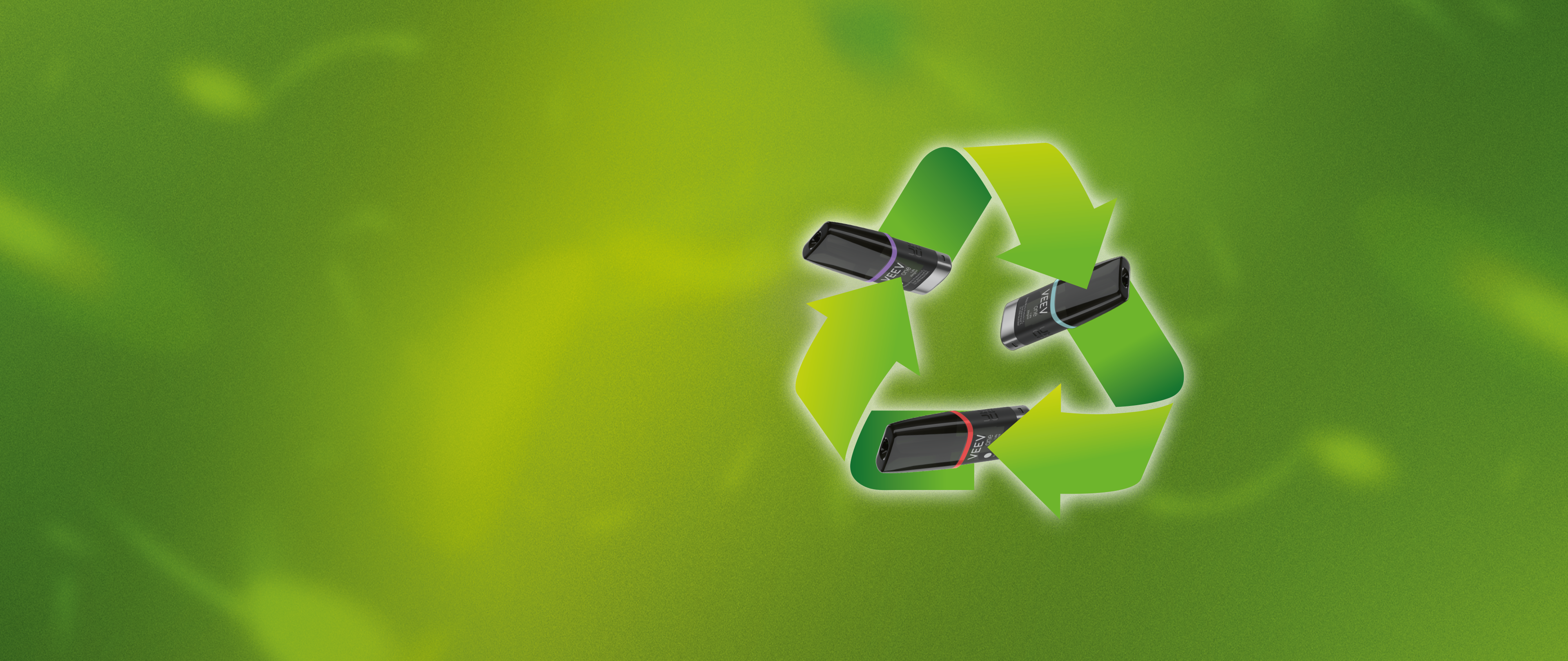 capsule VEEV ONE cu semn de reciclare