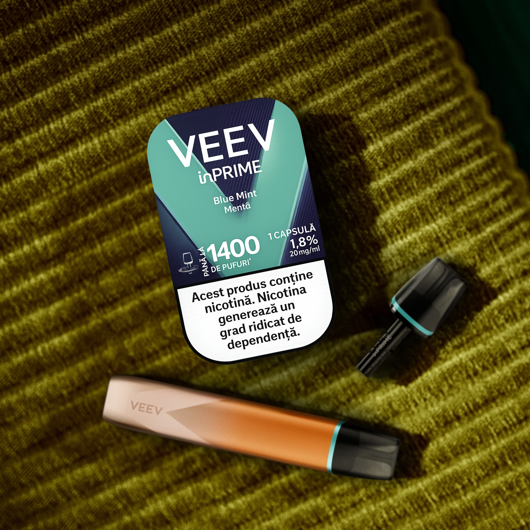 Dispozitivul si capsula VEEV inPrime