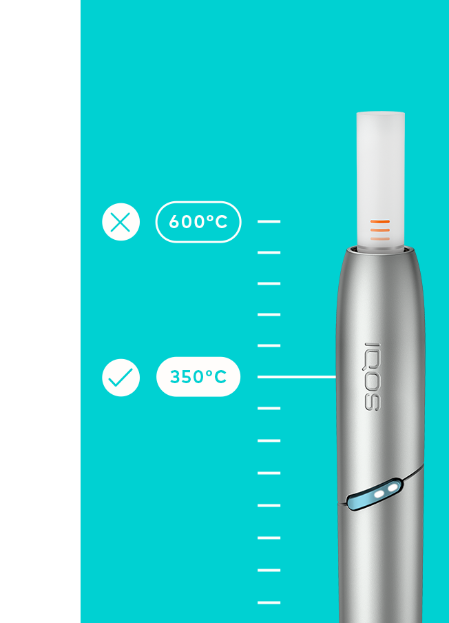 „Stiloul” IQOS 3 DUO încălzește tutunul la o temperatură de până la 350°C