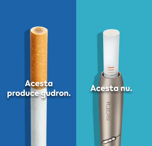 Țigările convenționale produc gudron, IQOS nu