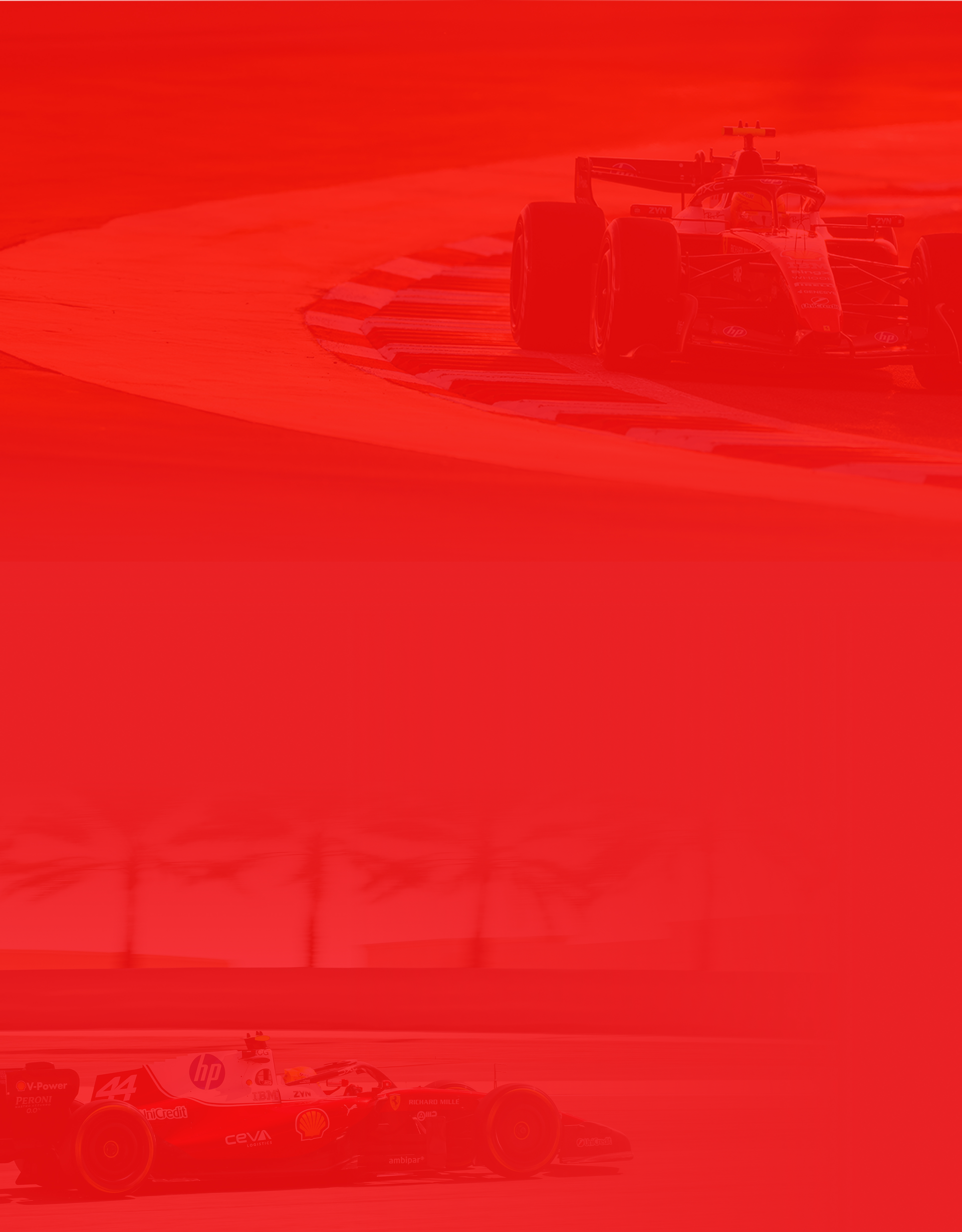 Fundal rosu cu 2 masini Ferrari