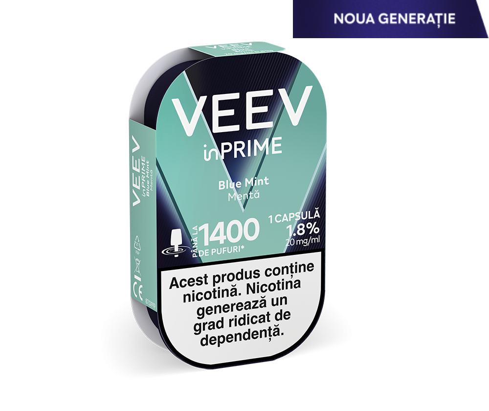 Capsulă VEEV inPRIME Blue Mint main