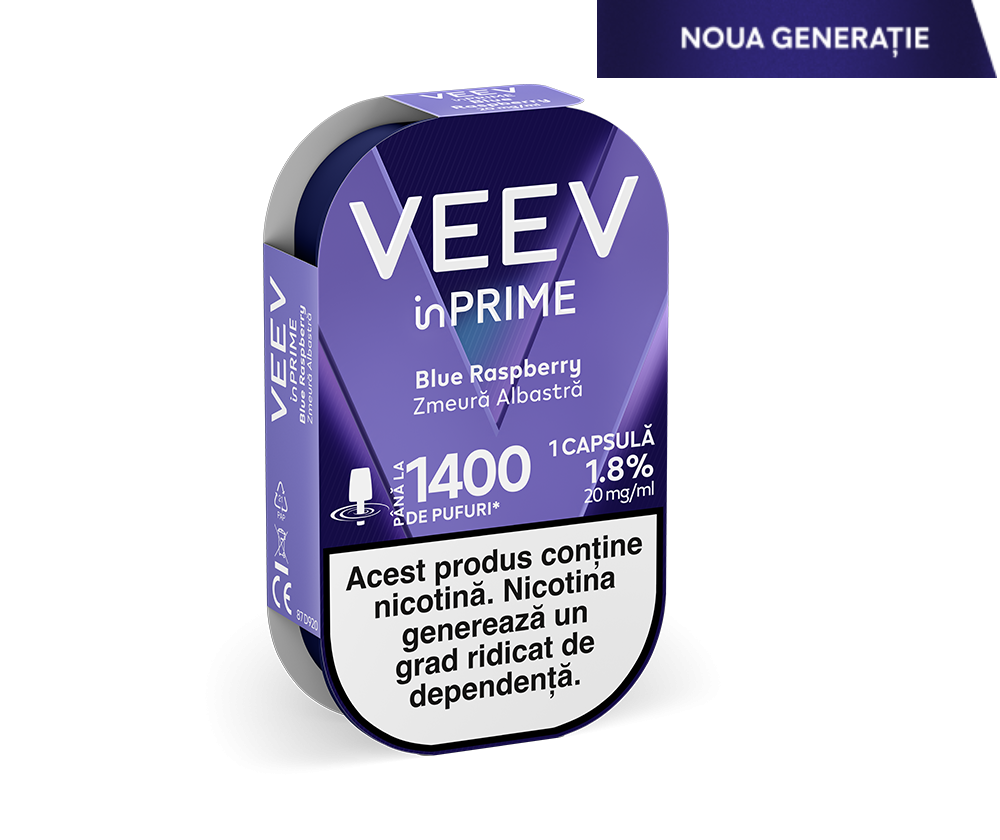 Capsulă VEEV inPRIME Blue Raspberry main