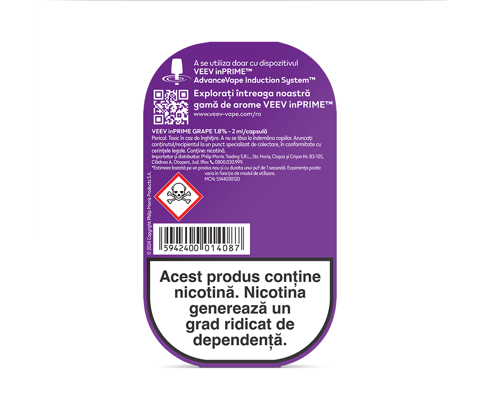 Capsulă VEEV inPRIME Grape main