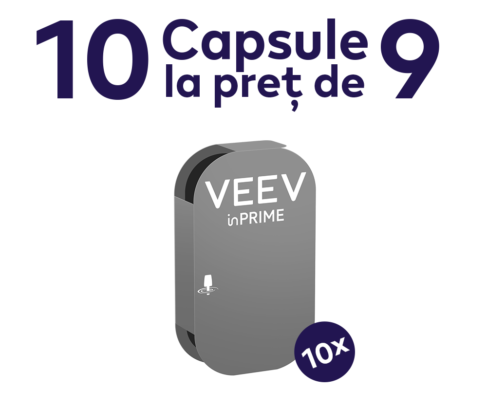 5 capsule VEEV inPRIME cu 10% reducere si o cutie ZYN inclusa main