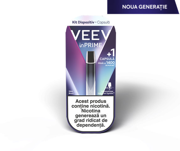 Kit VEEV inPRIME Slick Black cu o capsulă inclusă main
