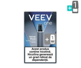 Starter Kit VEEV one Velvet Black cu o capsulă inclusă