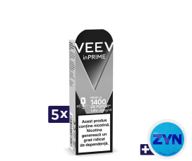 5 capsule VEEV inPRIME cu 10% reducere si o cutie ZYN inclusa
