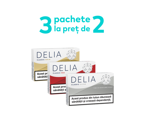 DELIA™ Mix 3 pachete la preț de 2