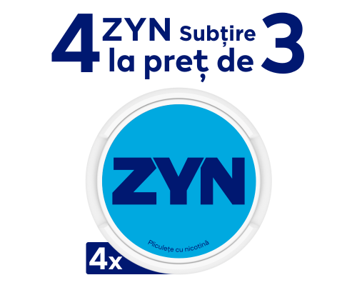 ZYN Format Subțire 4 la preț de 3