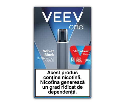 Kit VEEV ONE Velvet Black cu o capsulă inclusă
