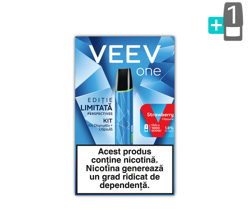 Starter kit VEEV ONE PERSPECTIVES Blue cu o capsulă inclusă