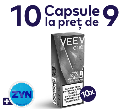 10 Capsule VEEV one + cutie ZYN