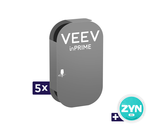 5 capsule VEEV inPRIME cu 10% reducere si o cutie ZYN inclusa