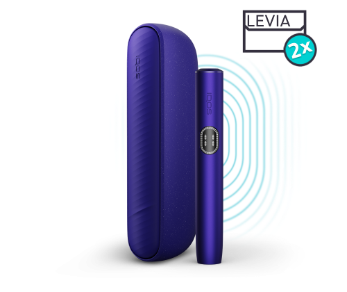 Promo Kit IQOS ILUMA i Electric Purple cu LEVIA