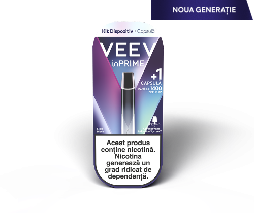 Kit VEEV inPRIME Slick Black cu o capsulă inclusă